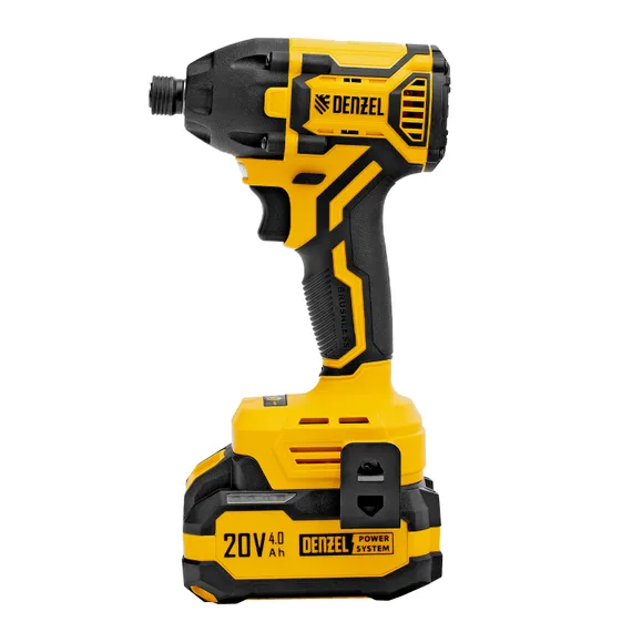 Винтоверт ударный аккумуляторный бесщет. CIDH-BL-20-270, Li-Ion, 20 В Denzel