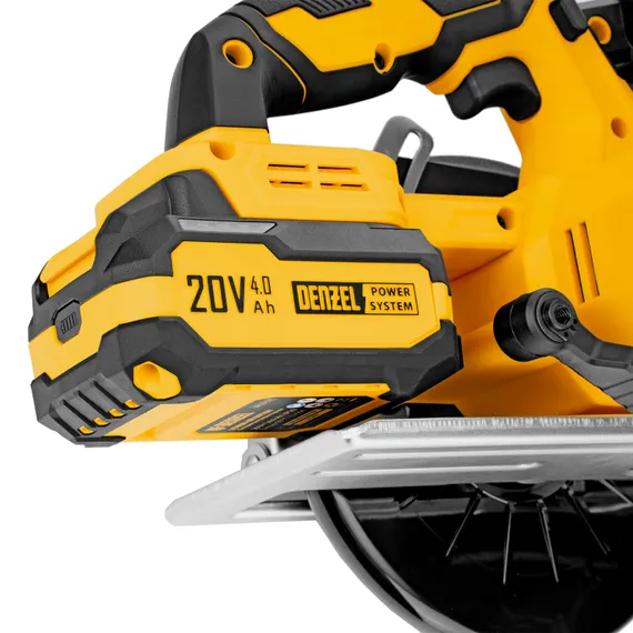 Пила циркулярная аккумуляторная CCSH-20-165, 165 мм, Li-Ion, 20 В// Denzel