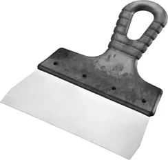 СИБИН 150 мм, пластиковая ручка, нержавеющий фасадный шпатель (10079-150)