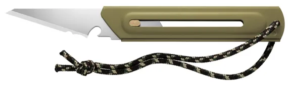 OLFA WORKS BK1 BUSHCRAFT KNIFE многоцелевой нож со сменным лезвием (OW-BK1-OD)