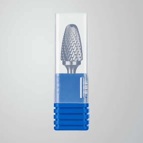 ЗУБР 16х25 мм, тип F (парабола с закругленным углом, радиус 4.0 мм), хв-к 6 мм, твердосплавная борфреза, ПРОФЕССИОНАЛ (28805-16-25)