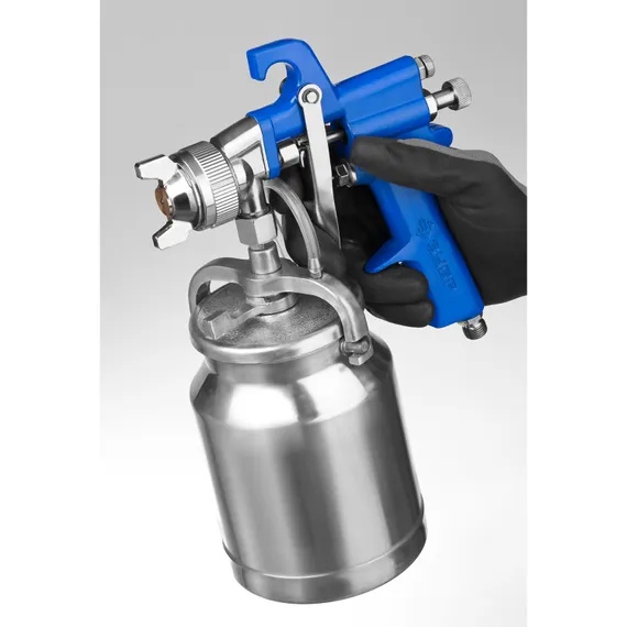 ЗУБР PRO 350N, 1.8 мм, пневматический краскопульт с нижним бачком, Профессионал (06451-1.8)