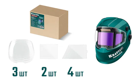KRAFTOOL набор защитных стёкол для маски сварщика PANZER мод.11061 (11061-SG)