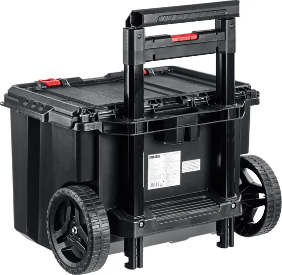 KETER STACKNROLL, 525 х 411 х 560 мм, (21″), пластиковый ящик-тележка на колесах (38397)