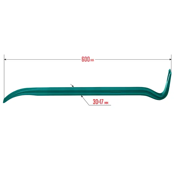 KRAFTOOL GRAND, 600 мм, 30 х 17 мм, двутавровый лом-гвоздодер (21900-60)