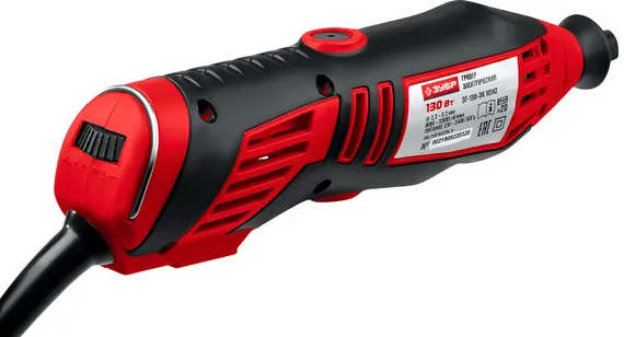 Электрический гравер с набором насадок, ЗУБР, 242 предмета, 130 Вт, (ЗГ-130ЭК H242)