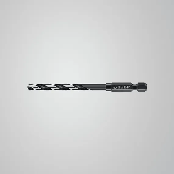 ЗУБР НЕХ-1/4″, 6 шт, набор сверл по металлу для винтовёртов и шуруповертов IMPACT READY (29623-H6)