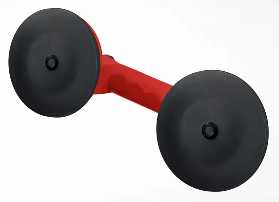 ЗУБР 80 кг, пластмассовый, двойной, стеклодомкрат на присоске (33724-2)