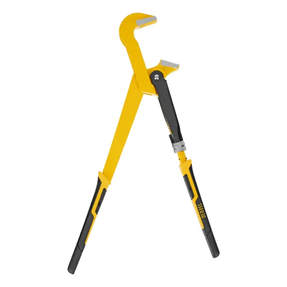 Ключ трубный рычажный №2, 1,5", цельнокованый, CrV, тип "L" Denzel