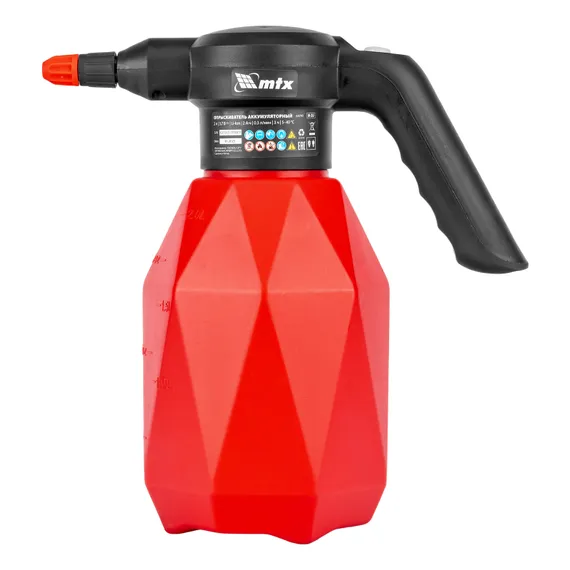 Опрыскиватель аккумуляторный M-2LI, 2 л, 3,7 В, 2 Ач MTX