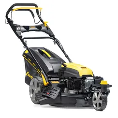 Газонокосилка CHAMPION LMZ5130/1 (3кВт привод 508мм 65л 25-75мм 1рычаг/6, 37кг4в1 3колеса1разблок)