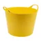 Ведро гибкое сверхпрочное, 40 л, желтое, Сибртех