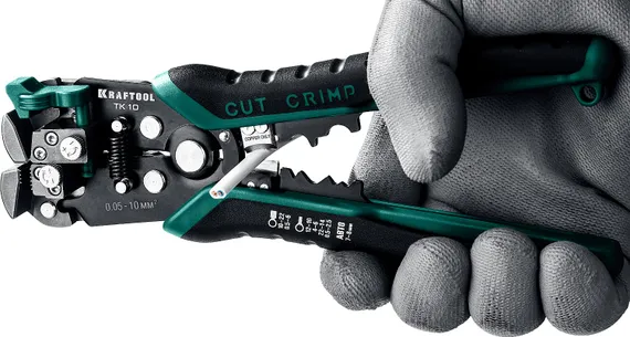 KRAFTOOL TK-10, 0.05 - 10 мм2, автоматический стриппер (22639)