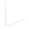 Кронштейн угловой с ребром, 400 х 450 мм, белый Сибртех