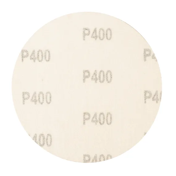 Круг абразивный на ворсовой подложке под "липучку", P 400, 125 мм, 10 шт Сибртех