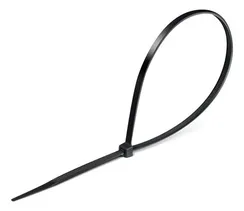ЗУБР КС-Ч1, 1.9 x 150 мм, нейлон РА66, 100 шт, черные, кабельные стяжки, Профессионал (309030-19-150)