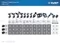 Бесщеточный гайковерт, ЗУБР Т7, 20 В, 500 Н·м, 2 АКБ (4 А·ч), кейс, Профессионал (GB-500-42)
