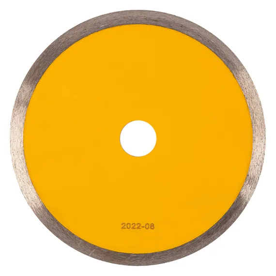 Диск алмазный сплошной, супертонкий, 180 х 25,4 мм, горячее прессование, мокрое резание Denzel