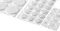 STAYER белые, самоклеящиеся, 98 шт, набор мебельных накладок (40917-H98)