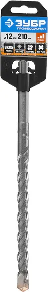 ЗУБР Бур SDS-plus 12 x 210 мм, Профессионал