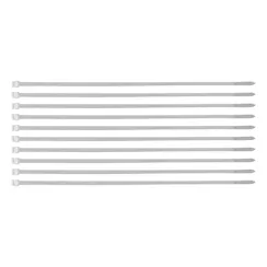 Хомуты, 350 x 4.8 мм, пластиковые, белые, 50 шт Сибртех