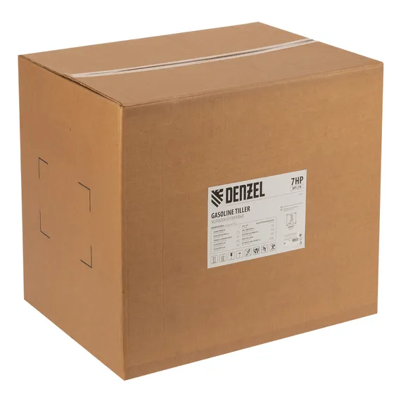 Мотоблок DPT-270, 7 л.с., ремен.сцеп, шир 85 см, глуб 35 см,фрез 3х4,ШОМ,скор 2В/1Н,кол 8" Denzel