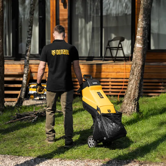 Измельчитель садовый электрический ECS-2500, 2500 Вт, 45 мм Denzel