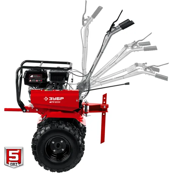 Мотоблок усиленный ЗУБР 7 л.с. понижающая передача (МТУ-450)