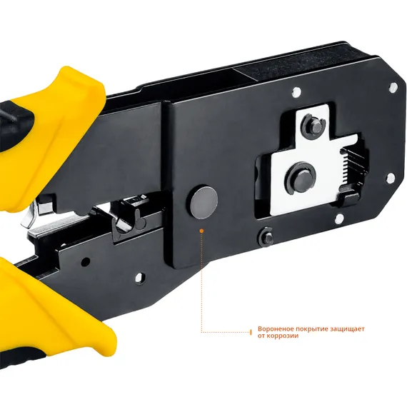 STAYER S-RJ, (RJ45, RJ11, RJ12), универсальный кримпер, Professional (22652)