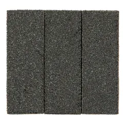 Губка для шлифования, 100 х 70 х 25 мм, мягкая, 3 шт, P 60/80, P 60/100, P 80/120 Matrix