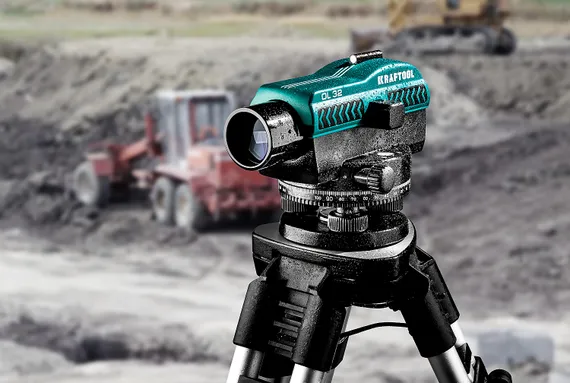KRAFTOOL OL-32 100 м, оптический нивелир (34520)