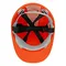 Каска защитная из ударопрочной пластмассы, оранжевая Сибртех