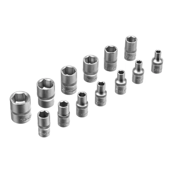 Набор инструментов, 1/2", 3/8", 1/4", пластиковый кейс 172 предм. Сибртех