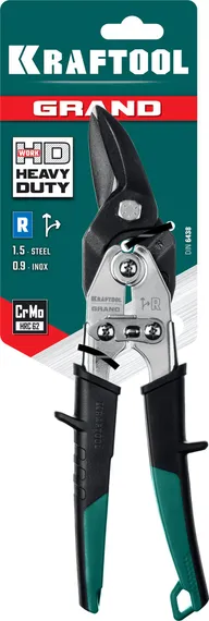 KRAFTOOL Grand, 270 мм, правые ножницы по металлу (2324-R)