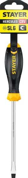 STAYER Hercules, SL6 x 150, отвёртка (2509-06-15)