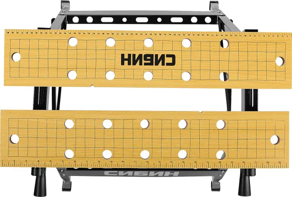 СИБИН 605х635х780 мм, складной столярный верстак (38723)