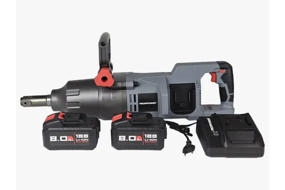 Аккумуляторный бесщеточный ударный гайковерт PROFIPOWER T-4000NK короткий шпиндель E0243