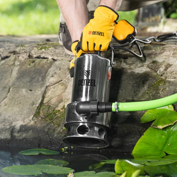 Дренажный насос DPL800X, 800 Вт, подъем 7 м, 16500 л/ч Denzel