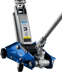 ЗУБР Т-70, 3 т, 130 - 410 мм, подкатной домкрат с поворотной ручкой, Профессионал (43052-3)