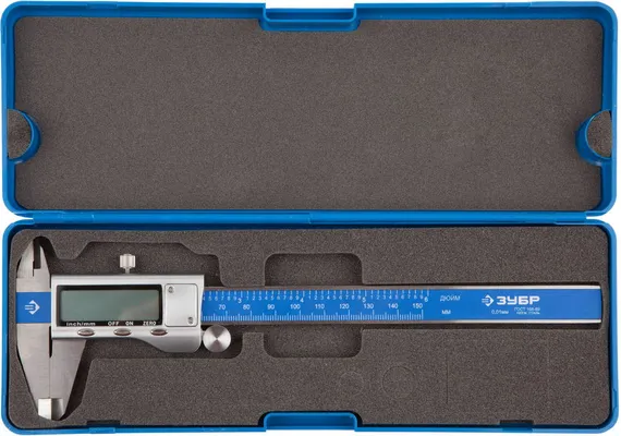 ЗУБР ШЦЦ-I-150-0.01, 150 мм, электронный штангенциркуль, Профессионал (34463-150)