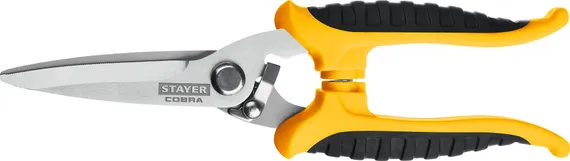 STAYER COBRA, 200 мм, Универсальные технические ножницы, Professional (23227)