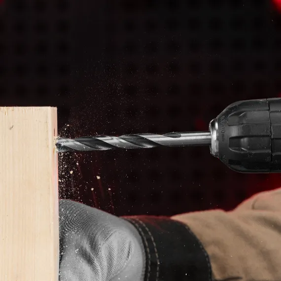 Набор сверл по дереву, 3-4-5-6-7-8-9-10 мм, 8 шт, цилиндрический хвостовиковик, пластиковый кейс, Matrix