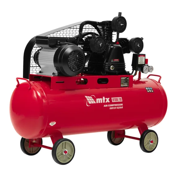 Компрессор воздушный ременный привод КР3000/100  3,0 кВт, 100 литров, 510 л/мин МТХ