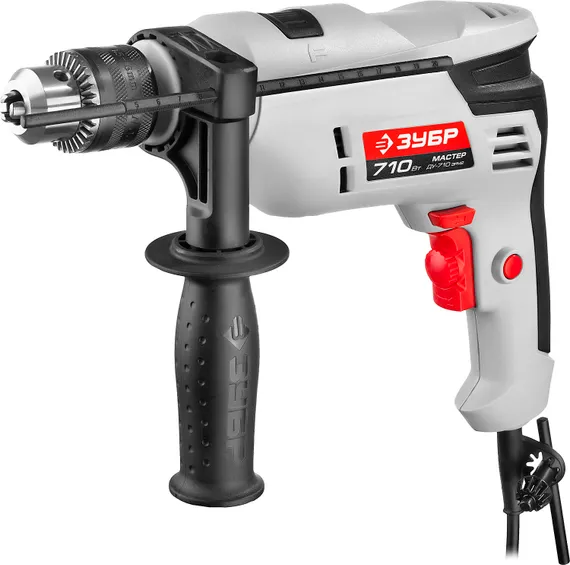 Ударная дрель, ЗУБР 710 Вт, 13 мм, (ДУ-710 ЭРМ2)
