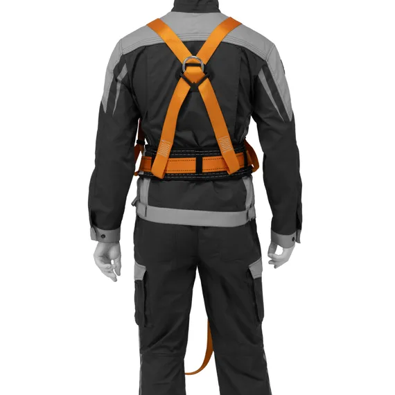 Удерживающая привязь УП IIД, с наплечными лямками, А-строп из синтетической ленты Сибртех