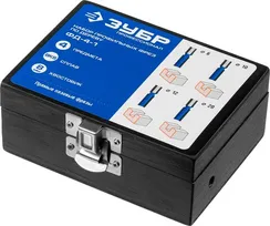 ЗУБР 4 шт, набор профильных фрез по дереву, Профессионал (28795-H4-1)