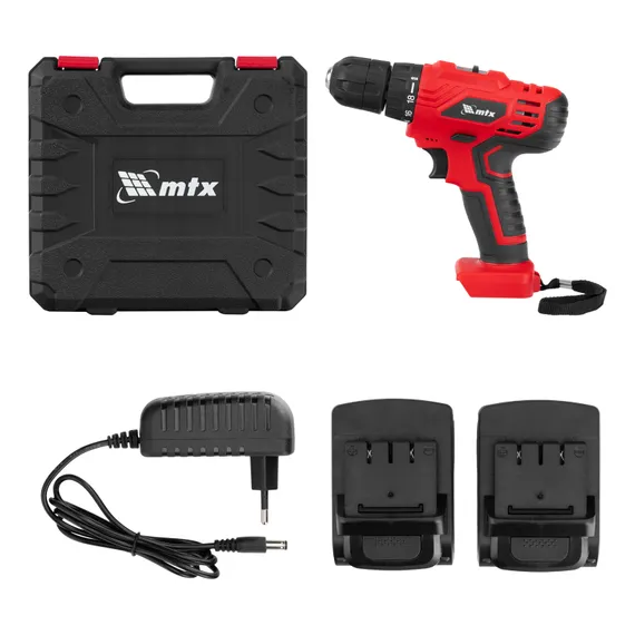 Дрель-шуруповерт аккумуляторная MCDL-12-02, Li-Ion, 12 В, 2 акк.// MTX