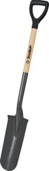 ЗУБР Фаворит, 353х152х1120мм, полотно 1.7мм, закалено, дерев. лакир. черенок высш. сорт с рукояткой, дренажная лопата, ПРОФЕССИОНАЛ (4-39515)