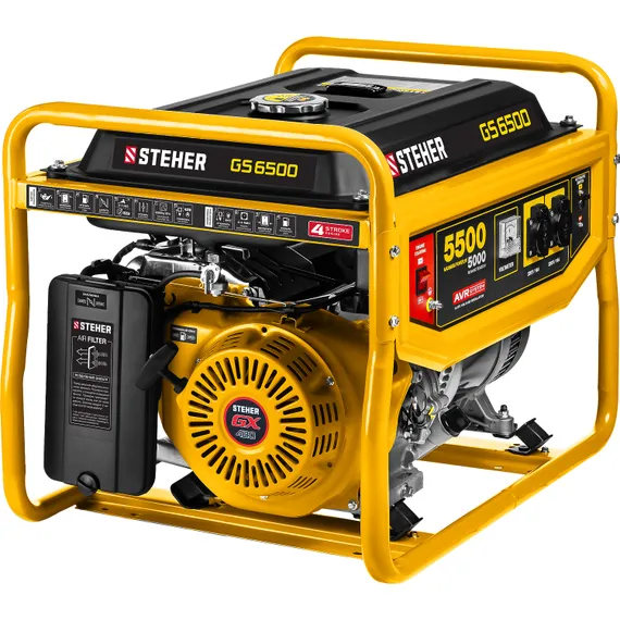 Бензиновый генератор STEHER 5500 Вт (GS-6500)