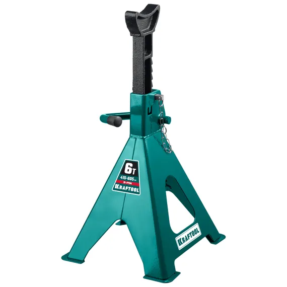 KRAFTOOL S-PIN, 6 т, 415 - 605 мм, усиленная страховочная подставка со штифтом (43465-6)